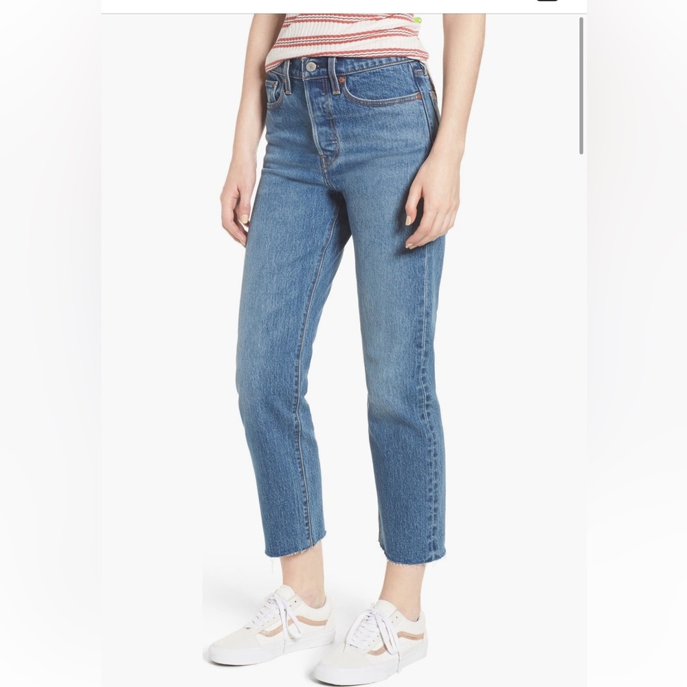 Levi’s Wedgie Straight Blue Jeans